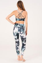 Load image into Gallery viewer, ONZIE - HIGH RISE MIDI LEGGING - EVERGREEN TIE DYE