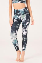 Load image into Gallery viewer, ONZIE - HIGH RISE MIDI LEGGING - EVERGREEN TIE DYE