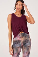 Load image into Gallery viewer, ONZIE - KNOT TEE - FIG